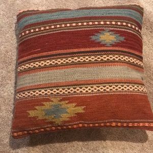 Pottery Barn Kilim pillow cover